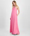 Inc International Concepts Women's Braided-neck Maxi Dress, Exclusively At Macy's