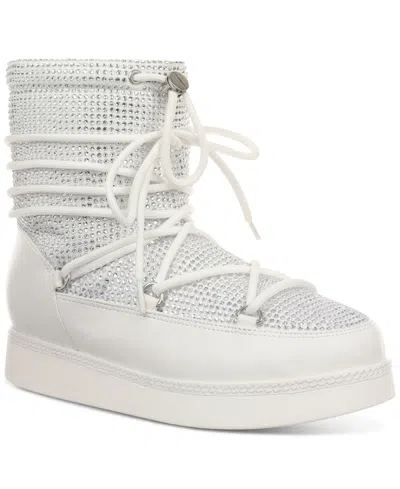 Inc International Concepts Women's Brooklynn Booties, Exclusively At Macy's In Silver Bling