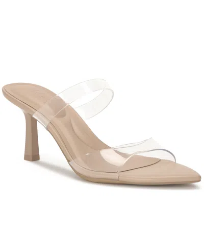 Inc International Concepts Women's Broza Mid Heel Dress Sandals, Macy's Exclusive In Neutral