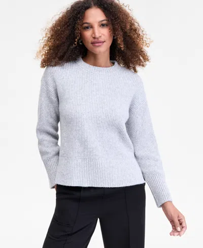 Inc International Concepts Women's Chunky Sweater, Macy's Exclusive In Gray