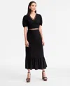Inc International Concepts Women's Crochet-trim Maxi Skirt, Exclusively At Macy's