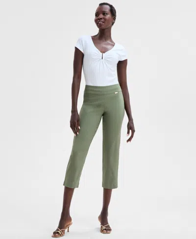 INC INTERNATIONAL CONCEPTS WOMEN'S CROPPED PULL-ON PANTS, EXCLUSIVELY AT MACY'S