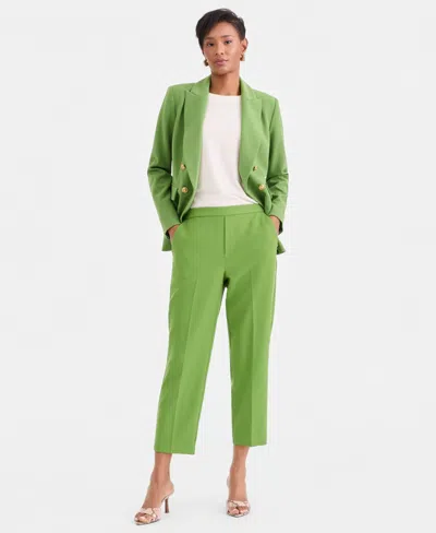 Inc International Concepts Women's Cropped Pull-on Pants, Macy's Exclusive In Green