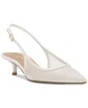 Inc International Concepts Women's Daianna Slingback Pumps, Exclusively At Macy's In White Mesh