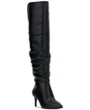 Inc International Concepts Women's Damoni Mid-heel Over-the-knee Boots, Created For Macy's In Black Smooth
