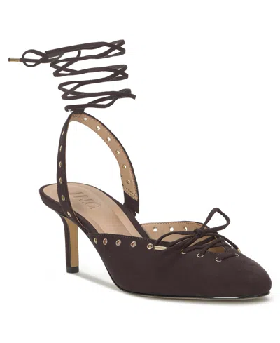 Inc International Concepts Women's Dayani Lace-up Heel Sandals, Macy's Exclusive In Brown
