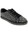 Inc International Concepts Women's Dazzlee Round Toe Sneakers, Macy's Exclusive In Black