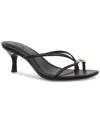 Inc International Concepts Women's Discoo Dress Sandals, Exclusively At Macy's In Black Smooth