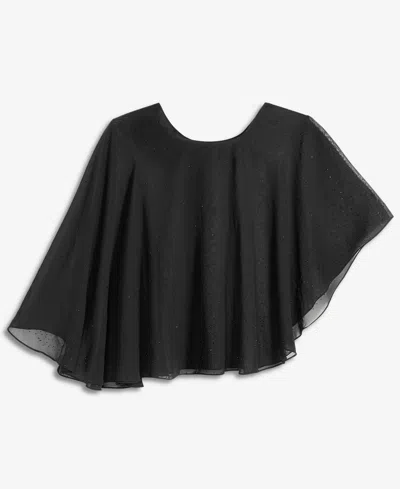 Inc International Concepts Women's Embellished Capelet, Macy's Exclusive In Black