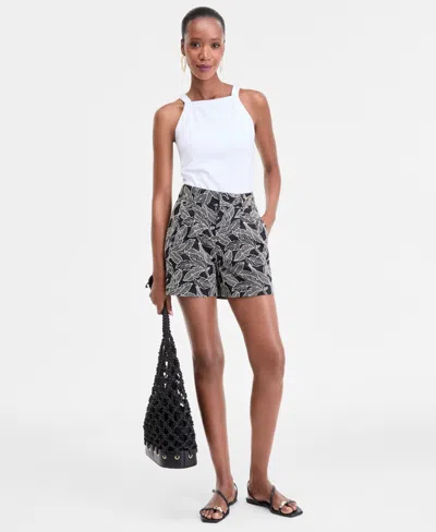 Inc International Concepts Women's Embroidered Shorts, Exclusively At Macy's