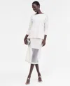 Inc International Concepts Women's Everyday Sweater Tunic, Macy's Exclusive In White