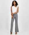 Inc International Concepts Women's Flared-leg Pull-on Pants, Exclusively At Macy's In White