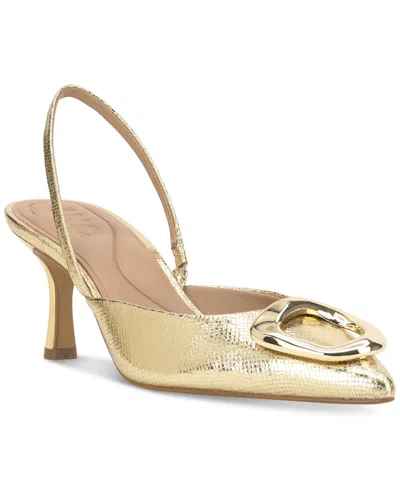 Inc International Concepts Women's Gadriel Halterback Pumps, Exclusively At Macy's In Gold