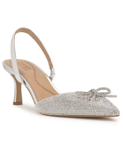Inc International Concepts Women's Generys Pointed-toe Pumps, Exclusively At Macy's In Silver