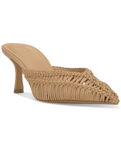 Inc International Concepts Women's Georete Woven Pumps, Exclusively At Macy's In Walnut Woven