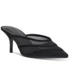 Inc International Concepts Women's Gerarda Mesh Mules, Exclusively At Macy's In Black Mesh
