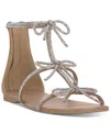 Inc International Concepts Women's Gertrudis Bow Flat Sandals, Created For Macy's In Ab Bling
