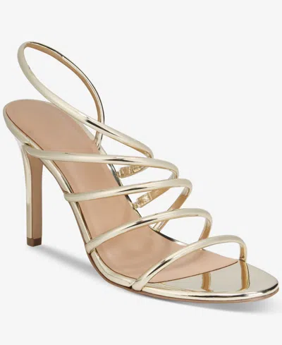 Inc International Concepts Women's Ginny Strappy Stiletto Sandals, Exclusively At Macy's In Gold
