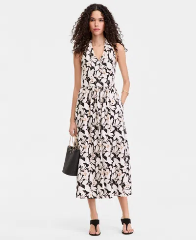 Inc International Concepts Women's Halter Midi Dress, Macy's Exclusive In Pink