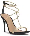 Inc International Concepts Women's Halyn Strappy Stiletto Dress Sandals, Exclusively At Macy's In Black