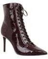 Inc International Concepts Women's Hariet Lace-up Booties, Created For Macy's In Burgundy