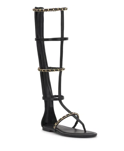 Inc International Concepts Women's Harini High-rise Gladiator Sandals, Exclusively At Macy's In Black