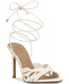 Inc International Concepts Women's Hassana Strappy Lace-up Dress Sandals, Exclusively At Macy's In White