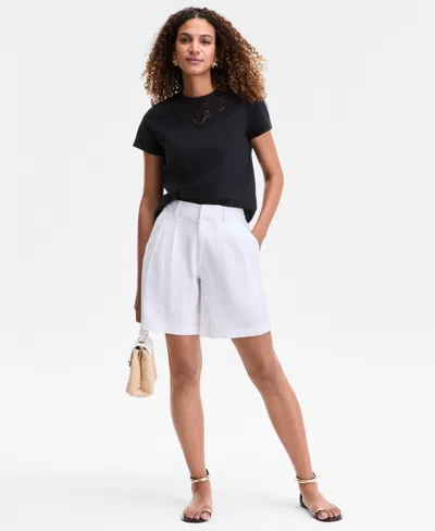 Inc International Concepts Women's High-rise Bermuda Shorts, Exclusively At Macy's