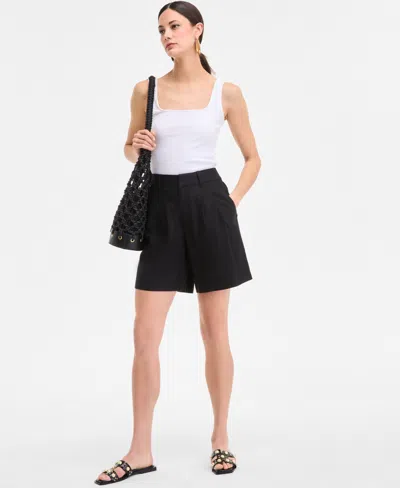 Inc International Concepts Women's High-rise Bermuda Shorts, Exclusively At Macy's