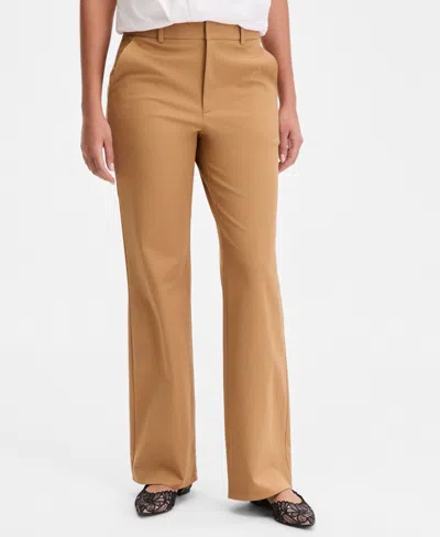 Inc International Concepts Women's High-rise Mini Bootcut Pants, Created For Macy's In Brown