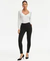 Inc International Concepts Women's High-rise Ponte-knit Leggings, Macy's Exclusive In Black