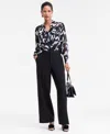 Inc International Concepts Women's High-rise Wide-leg Pants, Macy's Exclusive In Black