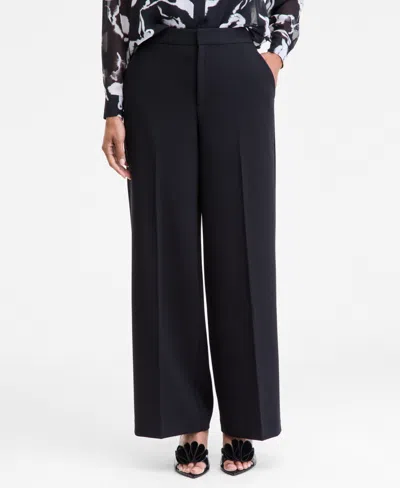 Inc International Concepts Women's High-rise Straight-leg Trousers, Macy's Exclusive In Multi