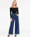 Inc International Concepts Women's High-rise Wide-leg Jeans, Macy's Exclusive In Blue