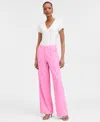 Inc International Concepts Women's High Rise Wide-leg Pants, Exclusively At Macy's In Pink Shade