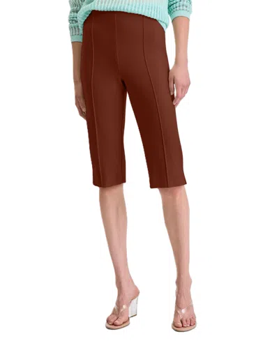 Inc International Concepts Women's High-rise Skinny Capri Pants, Macy's Exclusive In Copper Rust