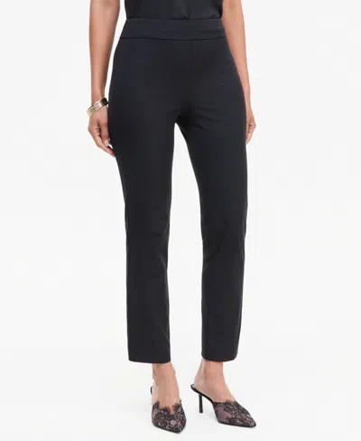 Inc International Concepts Women's Incredible Stretch High-rise Pull-on Skinny Pants, Macy's Exclusive In Deep Black