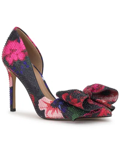 Inc International Concepts Women's Kenjay D'orsay Pumps, Created For Macy's In Black Floral