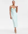 Inc International Concepts Women's Lace Applique Satin Nightgown, Exclusively At Macy's In Clear Dew