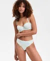 Inc International Concepts Women's Lace Balconette Underwire Bra, Exclusively At Macy's In Clear Dew