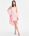 Inc International Concepts Women's Lace-inset Knit Chemise, Exclusively At Macy's
