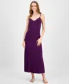 Inc International Concepts Women's Lace-trim Knit Nightgown, Exclusively At Macy's In Purple