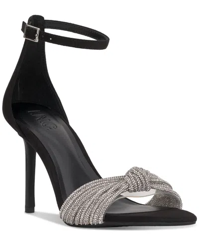 Inc International Concepts Women's Lamees Knotted Dress Sandals, Created  For Macy's In Black Bling | ModeSens