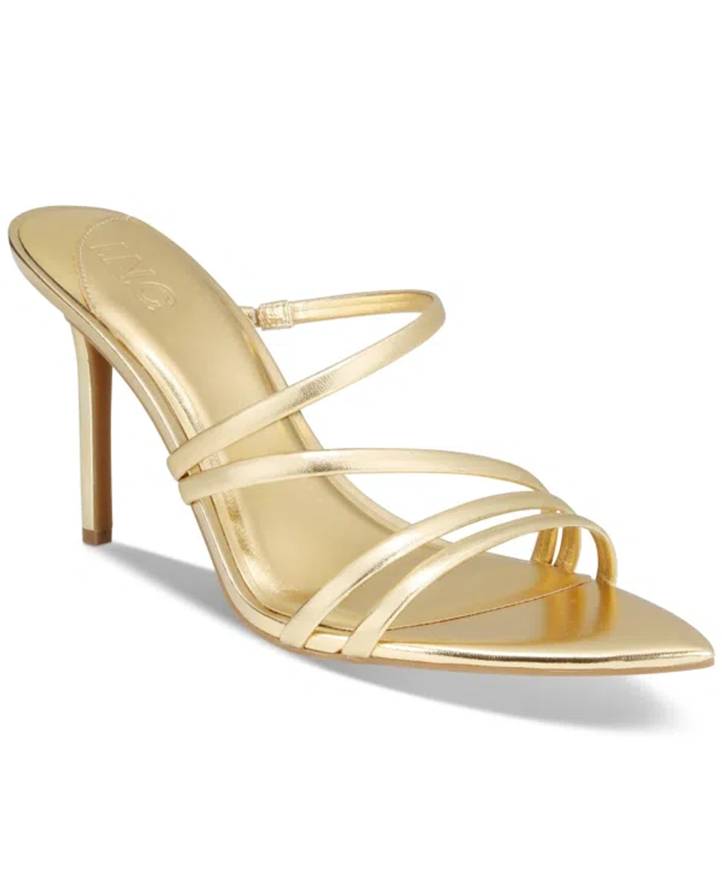 slim fit dress slacks Flor Yellow Heeled Sandals – Flor de Maria main image 0
