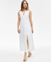 Inc International Concepts Women's Linen-blend O-ring Maxi Dress, Exclusively At Macy's
