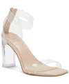 Inc International Concepts Women's Makenna Two-piece Clear Vinyl Dress Sandals, Created For Macy's In Clear Vinyl
