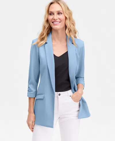 Inc International Concepts Women's Menswear Blazer, Created For Macy's In Multi