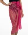 Inc International Concepts Women's Metallic Scarf, Created For Macy's In Pink