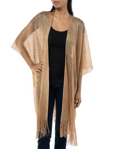 Inc International Concepts Women's Metallic Topper, Created For Macy's In Gold