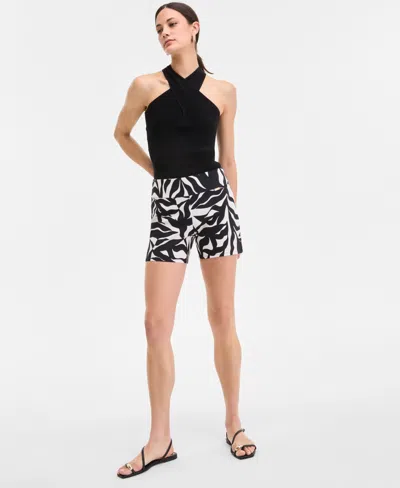 Inc International Concepts Women's Mid Rise Pull-on Shorts, Exclusively At Macy's